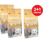 Magic Cat Magic Pearls MAGIC LITTER Bentonite Ultra White Baby Powder 5 l – Hledejceny.cz