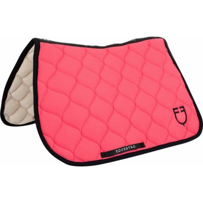 EQUESTRO Dečka podsedlová Mesh Black Line fuchsia – Zboží Dáma