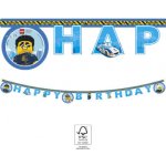 Godan Banner \ Lego City\ Happy Birthday 200 cm – Zbozi.Blesk.cz