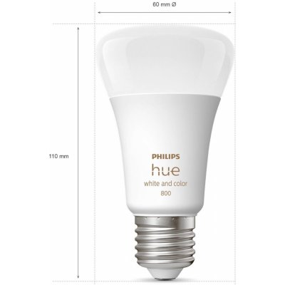 Philips Hue White&Color Ambiance LED E27 6,5W 4ks 871951432840200 – Zbozi.Blesk.cz