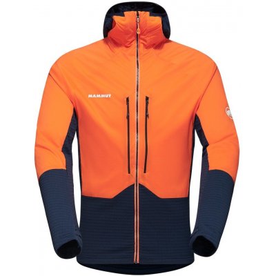 Mammut Eiger Nordwand ML Hybrid Hooded Jacket Men oranžová – Zboží Mobilmania