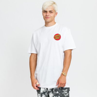 Santa Cruz Classic Dot Chest t-shirt White – Zbozi.Blesk.cz