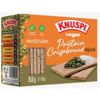 Knuspi Crispbread dýně vegan 150 g – Hledejceny.cz