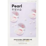 Missha Airy Fit Sheet Mask Pearl plátýnková maska s výtažkem z perel 19 g – Sleviste.cz