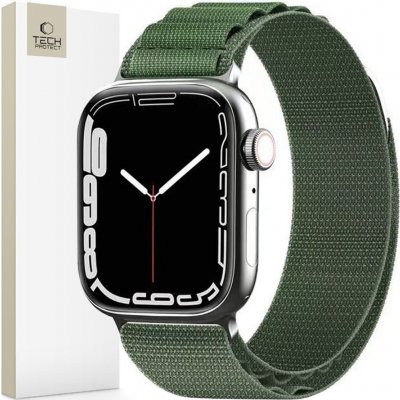 Tech-Protect Nylon pro Apple Watch 42/44/45/49mm, military green TEC928363 – Sleviste.cz