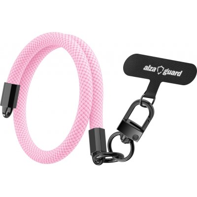 AlzaGuard Universal Lanyard Essential Short - růžová AGD-LAES001P – Zboží Mobilmania