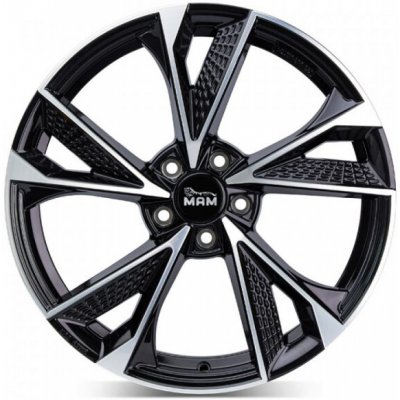 MAM RS6 7x16 5x108 ET38 black polished – Hledejceny.cz