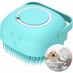 Pet Comfort AG672D Silikonová houba do koupele pro domácí zvířata 8 x 8,5 x 6 cm modrá – Sleviste.cz