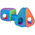 Baby Mix Dětský stan 3v1 oranžovo-modrý multicolor – Zbozi.Blesk.cz