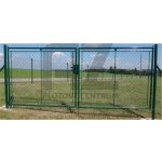 Dvoukřídlá brána PRIMA poplastovaná 3600/1600 mm | zelená RAL 6005 | výplň čtyřhranné pletivo | oko 55 × 55 mm | drát 2,7 mm – Sleviste.cz