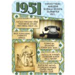 Blahopřaní 1951 - česky, varianta A – Sleviste.cz