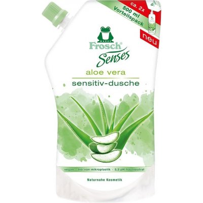 Frosch EKO Senses sprchový gel Aloe Vera náhradní náplň 500 ml