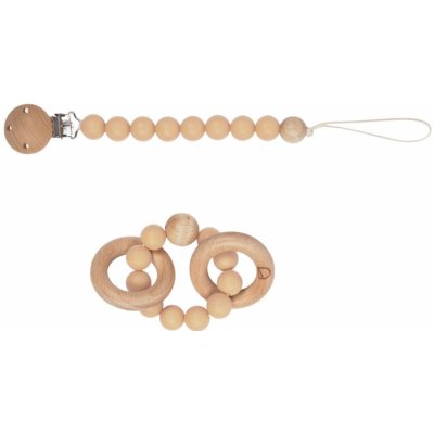 Kave Home Epiphany set silikon a klipu na dudlík béžová – Hledejceny.cz