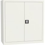 MALOW Spisová skříň kovová SBM 107 M světle šedá – Hledejceny.cz