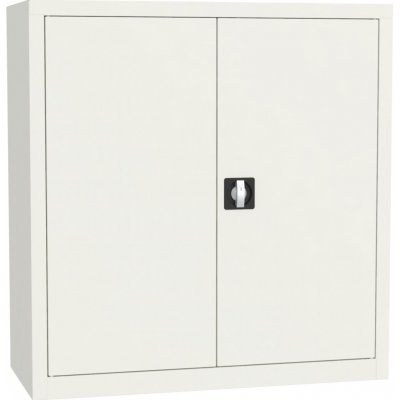 MALOW Spisová skříň kovová SBM 107 M světle šedá – Hledejceny.cz