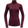 Dámské sportovní tričko Devold dámský rolák s dlouhým rukávem a zipem duo active merino 210 Zip Neck Port