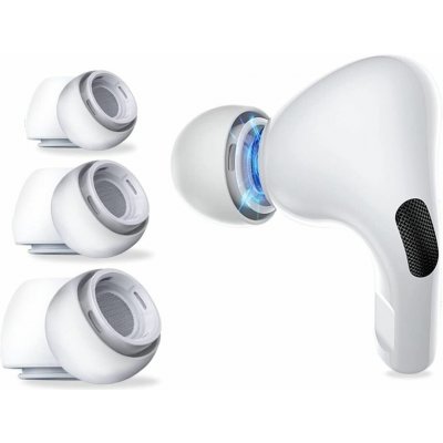 Tech-Protect Nástavce do uší 3ks Apple AirPods Pro 1/2 white – Zboží Živě