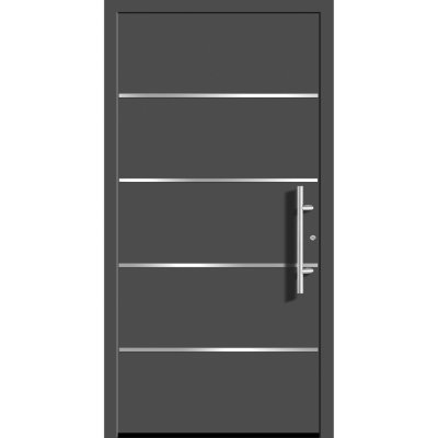 Splendoor Hliníkové vchodové dveře Moderno M460/B, antracitová metalíza, 110 P – Hledejceny.cz