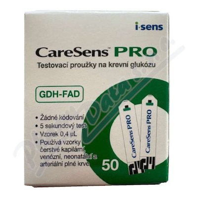 CareSens PRO testovací proužky 50 ks – Zboží Mobilmania
