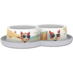 Moderna Duo Miska Trendy Indy&Louise 2 x 0,35 l – Zboží Dáma