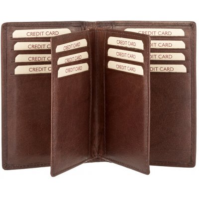 Lagen Kožená dokladovka V-260 hnědá – Zboží Živě