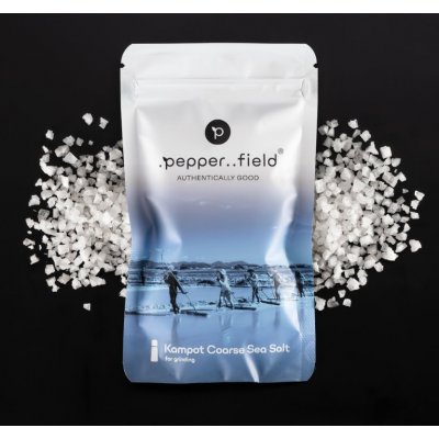 Pepper Field Hrubozrnná mořská sůl z Kampotu 120 g – Zboží Dáma