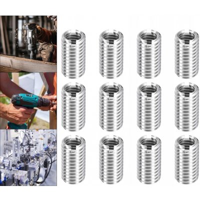 Pouzdra pro opravu závitu M8/M6 redukce L=12mm nerezová ocel 10 Ks. – Hledejceny.cz