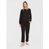 Calvin Klein QS6870E pyžamové triko dl.rukáv černé
