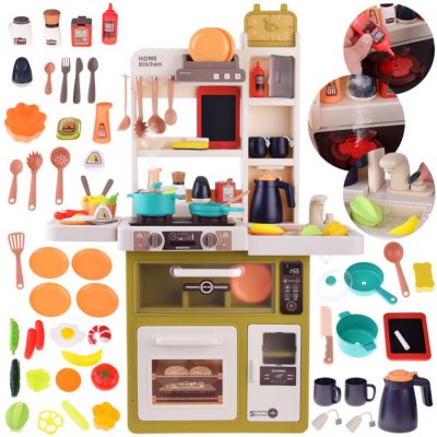 mamido Dětská kuchyňka s efekty a vybavením 49 dílů – Zboží Mobilmania