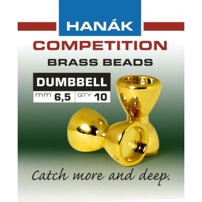 Hanák Competition Činkové oči Dumbbell zlaté 5 mm 10 ks – Hledejceny.cz