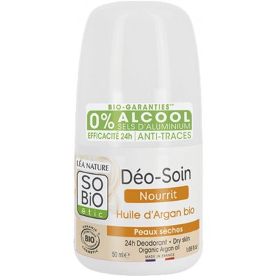 SO’BiO éti BIO Deodorant přírodní 24h vyživující s arganovým olejem 50 ml – Hledejceny.cz