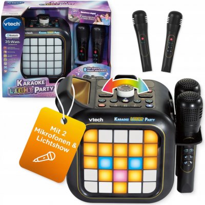 Karaoke sada Vtech černá 2 mikrofony – Sleviste.cz