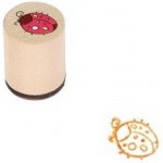 Goki Dřevěná razítka – Na zahrádce Motiv: beruška – Hledejceny.cz