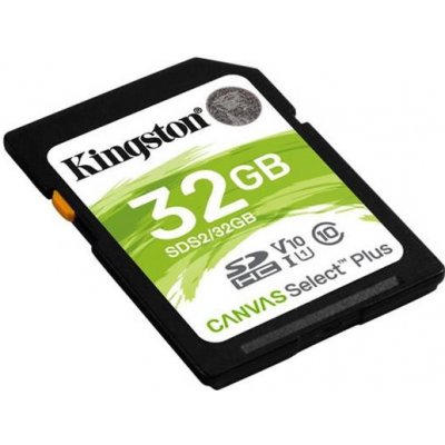 Kingston SDHC karta 32GB SecureDigital Canvas Select Plus (SDHC) 100R Class 10 UHS-I