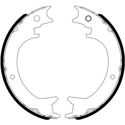 Sada brzdových čelistí, parkovací brzda TEXTAR 91083800 – Hledejceny.cz