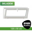 SKLADOVÁ-OKNA.cz REHAU Smartline+ 1200 x 550