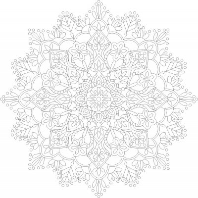 Radost v písku Šablona na pískování mandala 28 210 x 210 mm – Sleviste.cz