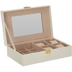 Homestyling KO-HZ1810070 se zrcadlem bílá – Sleviste.cz