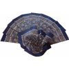 Šátek Etex s.r.o Bavlněný velký šátek modrý květovaný