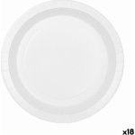 Set talířů Algon Jednorázové Bílý 17 cm