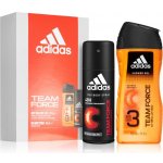 Adidas Team Force deospray 150 ml + sprchový gel 3 v 1 250 ml dárková sada – Hledejceny.cz