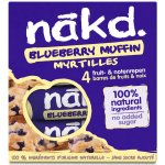 Nakd Blueberry muffin 4 x 35 g – Zboží Dáma