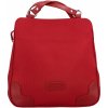 Kabelka Lehká dámská textilní kabelka batoh Ninon červená