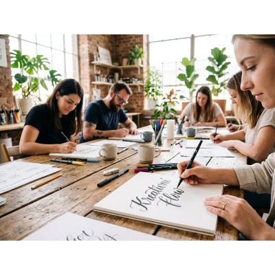 Workshop moderní kaligrafie: Kreativní odpočinek v Praze – Hledejceny.cz