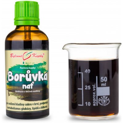 Bylinné kapky Borůvka nať 50 ml