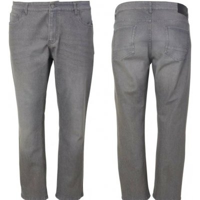 X•MAIL 347 Elastan pánské džíny šedé – Zboží Mobilmania