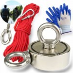 KRAFT&DELE Magnet fishing 140kg oboustranný pro lovce pokladů KD10415 – Hledejceny.cz