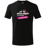 Dětské dívčí tričko Já NEZLOBÍM já jen zkouším co rodiče VYDRŽÍ Černá Bílo Růžový – Zboží Mobilmania