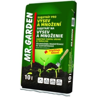 Mr Garden substrát výsev a množení 10 l – Hledejceny.cz