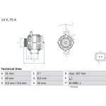 generátor BOSCH 0 986 080 220 0 986 080 220 | Zboží Auto